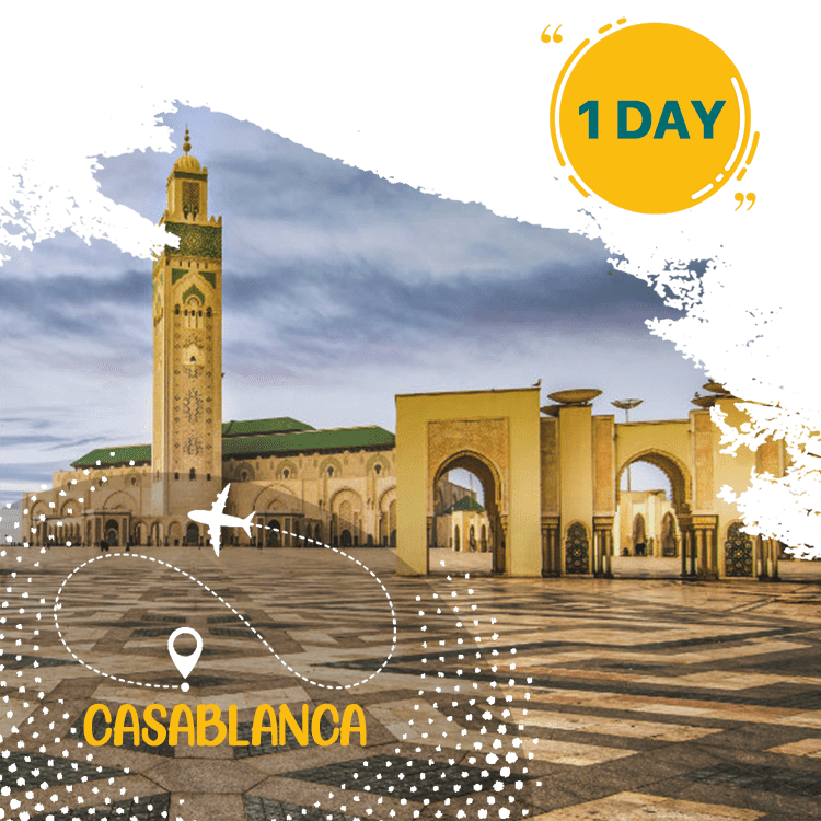 Excursion d'une Journée Complète de Fès à Casablanca